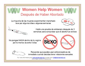 WHW despues de aborto Espanol