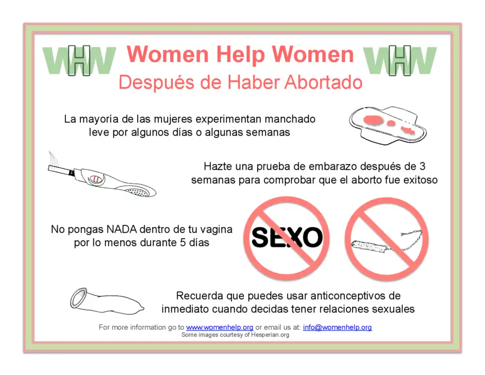 WHW despues de aborto Espanol