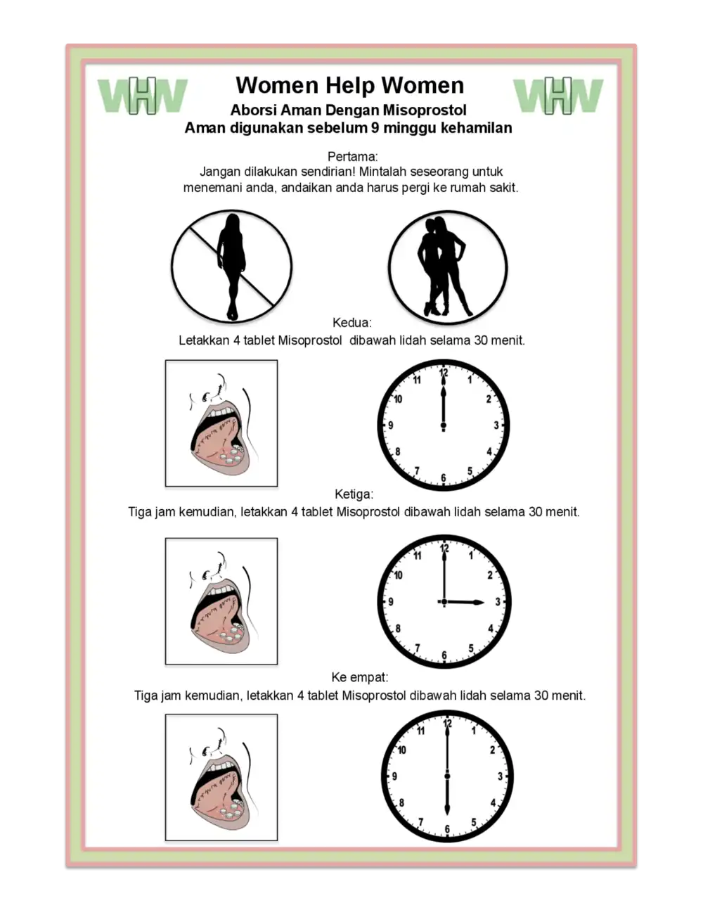 WHW Safe Abortion with Misoprostol BAHASA INDONESIA