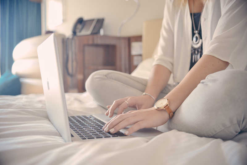 Women with laptop