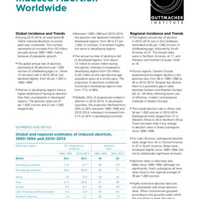 Guttmacher Institute, Facts on Induced Abortion Worldwide.pdf