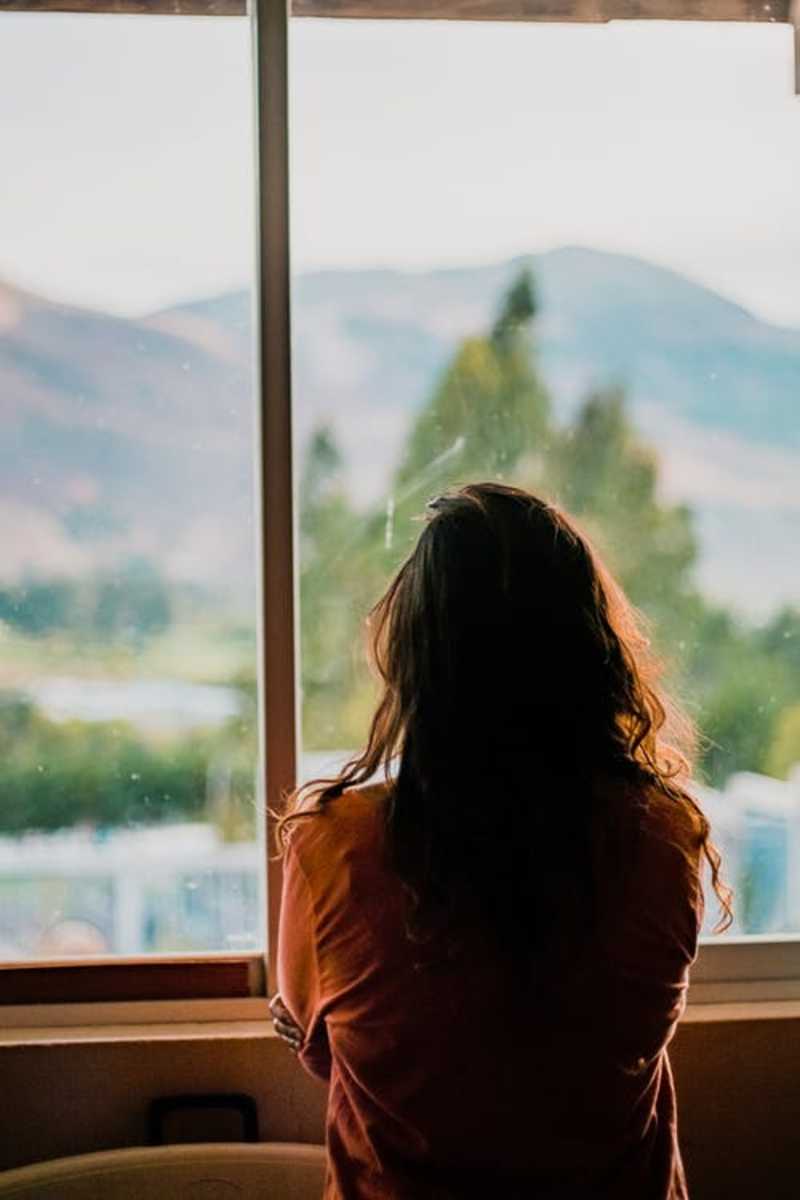 Woman at window