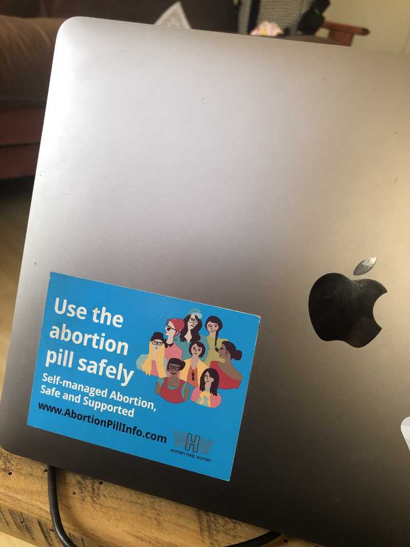 Laptop sticker