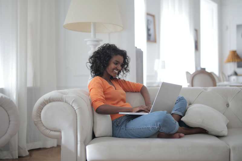 Woman on laptop