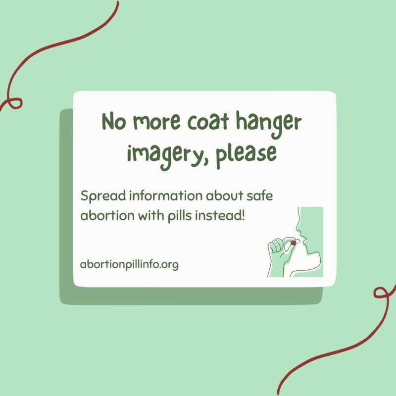 No More Coat Hanger Imagery, Please. Here's Why — Women Help Women